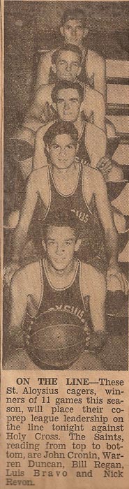 1946-7 Basketball Starters