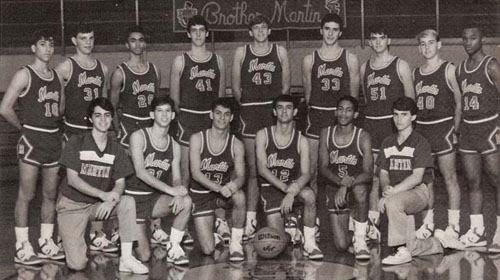 1987 Crusader Basketball Team