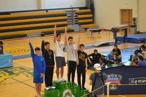 Dante Cecil '19 receives 3rd place overall. 