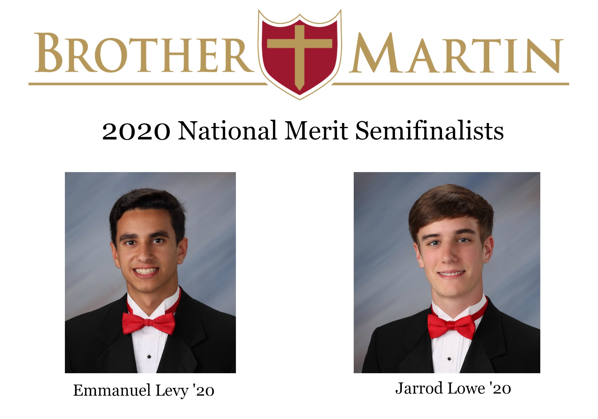 Crusaders Honored as 2020 National Merit Semifinalists - Brother Martin ...