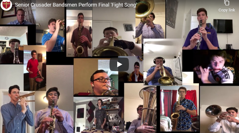 Crusader Bandsmen Perform 'Fight Song' Final Time Together - Brother ...