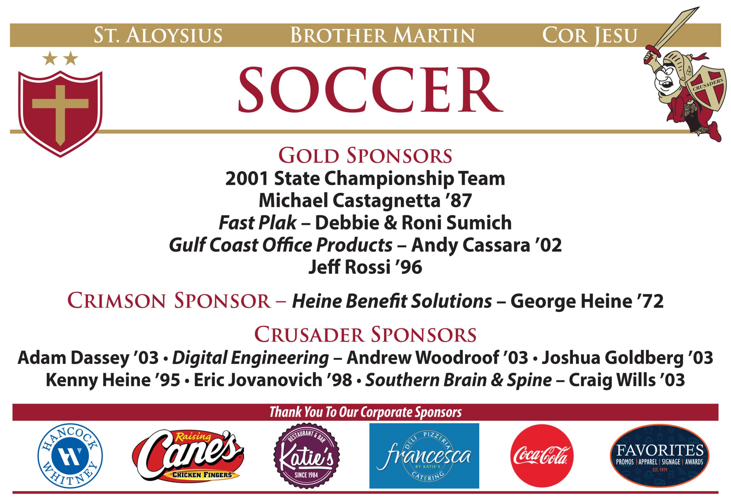 Soccer Sponsors