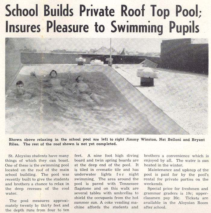 St. Aloysius Swimming Pool