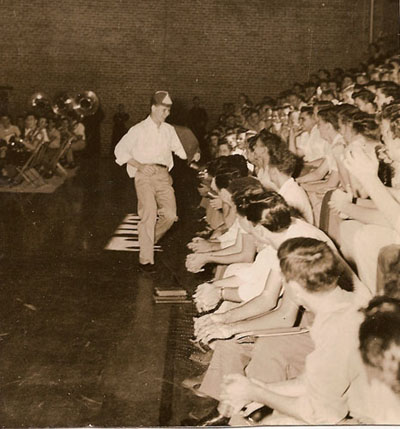 Football Pep Rally 1950