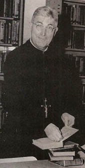 Brother Frederick in his library