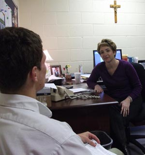 Jill Gomez and Student