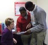 Jill Gomez and Students