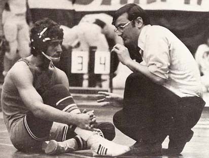Maurice Casadaban and Coach Charbonneau