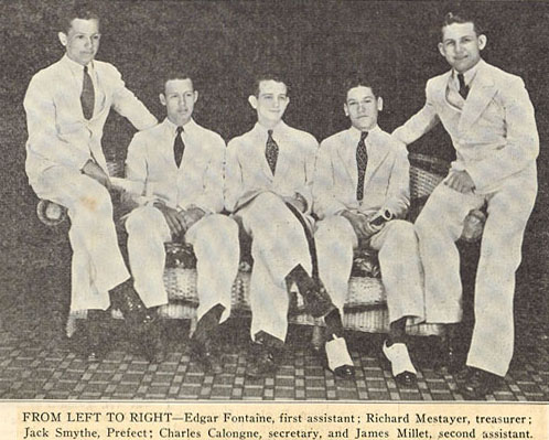 Sodality Officers 1934