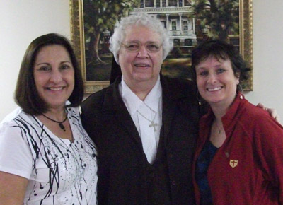 Anne McSweeney, Sister Lawrence, and Yvette Tassin