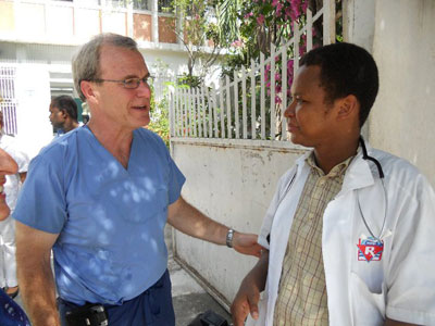 Dr. Terry Flotte in Haiti