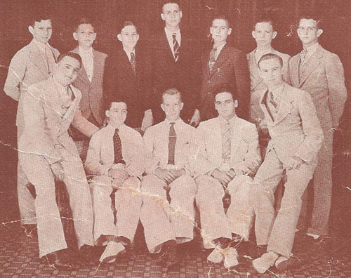 St. Aloysius Senior Play Cast 1935