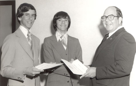 Brother Donnan with students