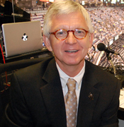 Saints PA Announcer Mark Romig
