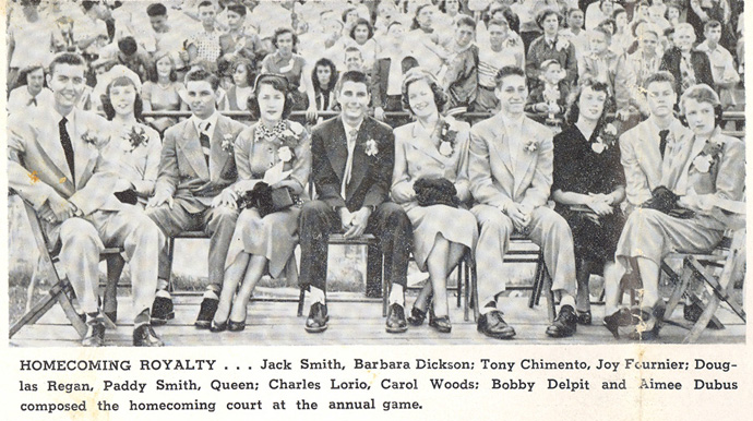 1951 St. Aloysius Homecoming Court