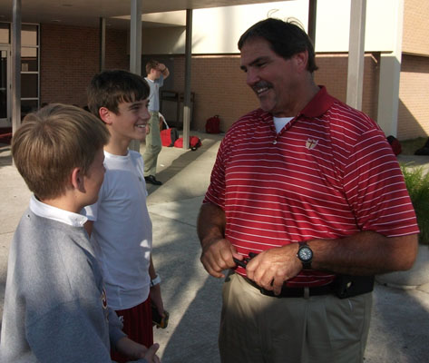 Mark Benedetto and students