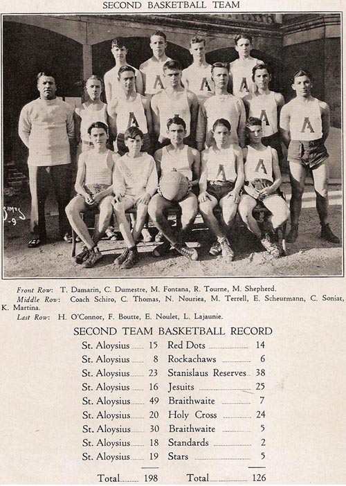 JV Basketball Team 1931-2
