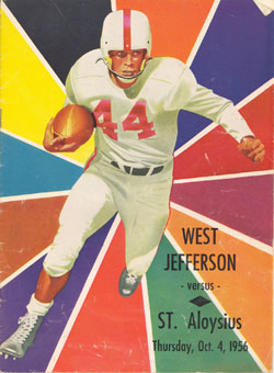 1956 West Jefferson-St. Aloysius Program Cover
