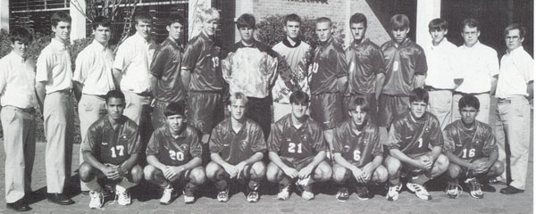 1997-8 Crusader Soccer Team