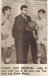 1968-9 8th Grade Basketball Coach and Players