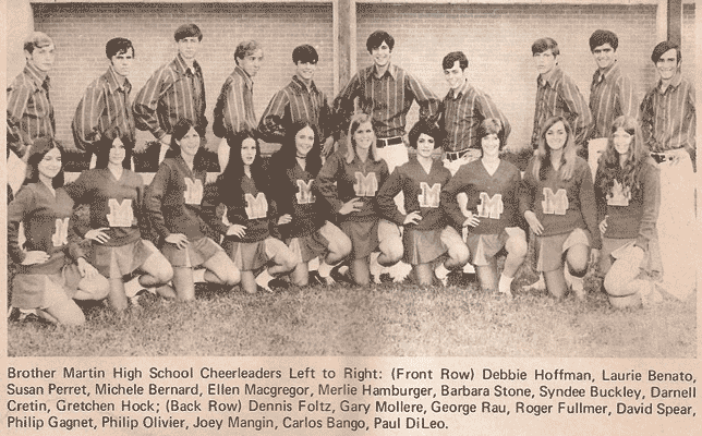 Basketball Cheerleaders 1970-1