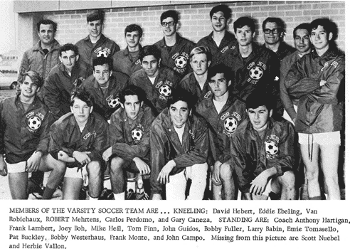 Cor Jesu Soccer Team 1968-9
