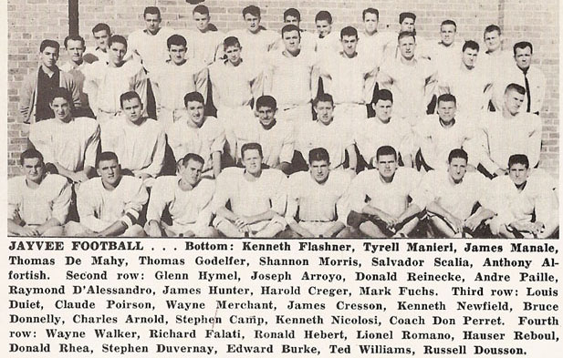 1961 St. Aloysius JV Football Team