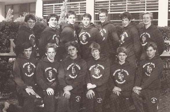 1984-5 Brother Martin Swimming Team